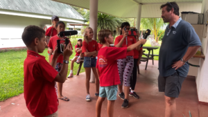 KID REPORTERS au CRIOBE Moorea Changement climatique8